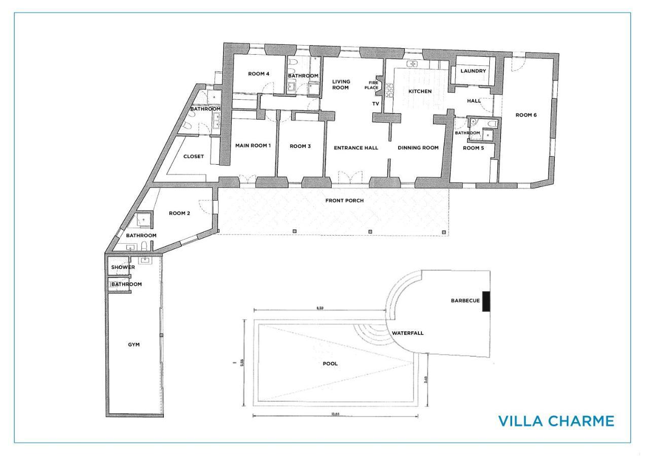 Villa Charme Pera Bagian luar foto